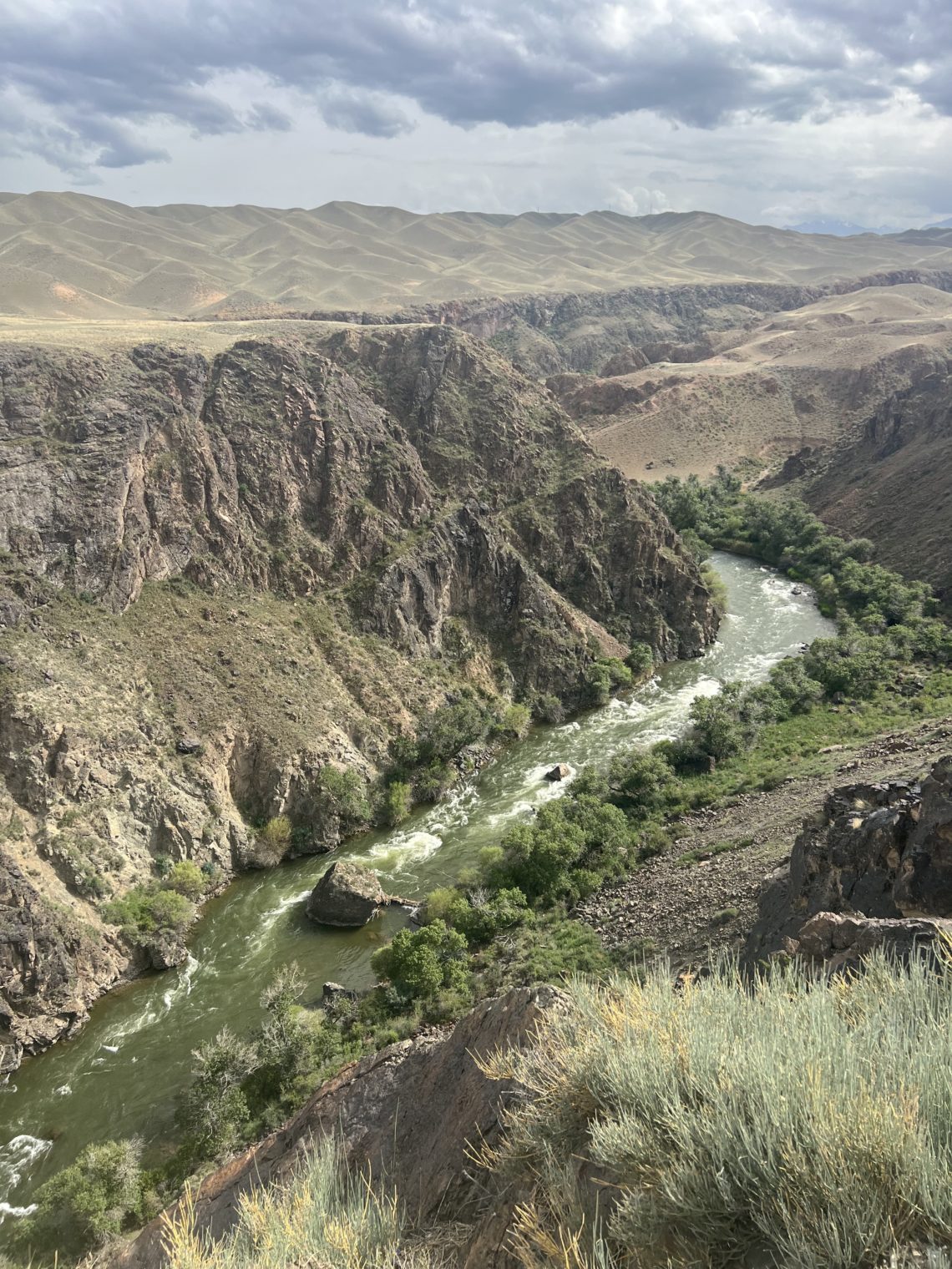 Blick in den imposanten Black Canyon. Foto: M. Trinius