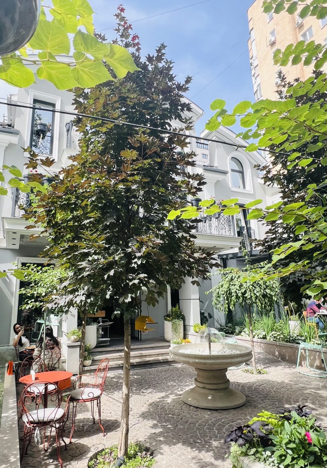 Italien-Flair im Restaurant Giardino in Almaty. Foto: M. Trinius