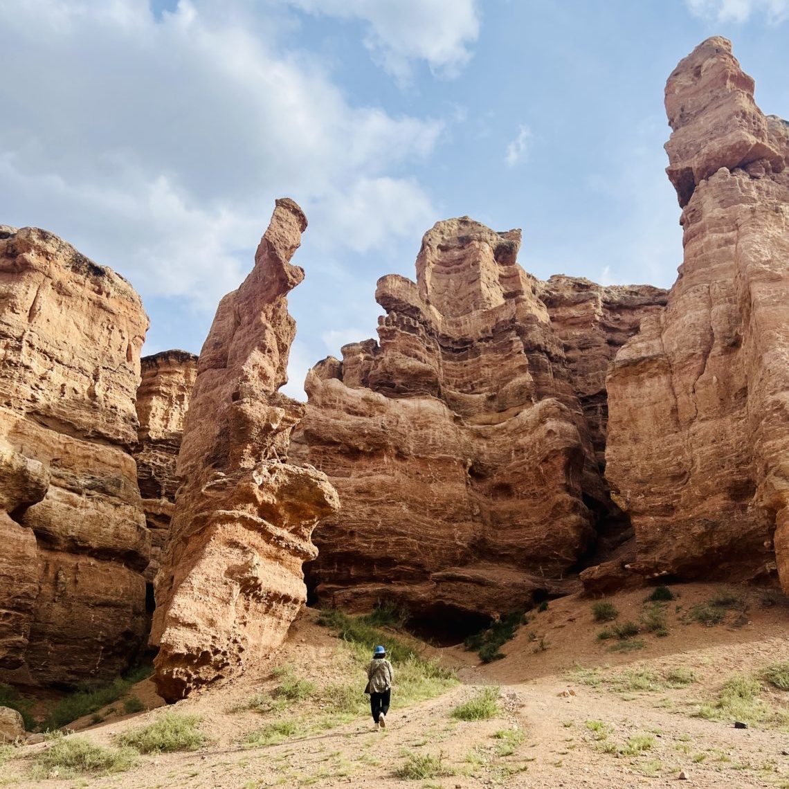 Felsgiganten im Charyn Canyon. Foto: M. Trinius