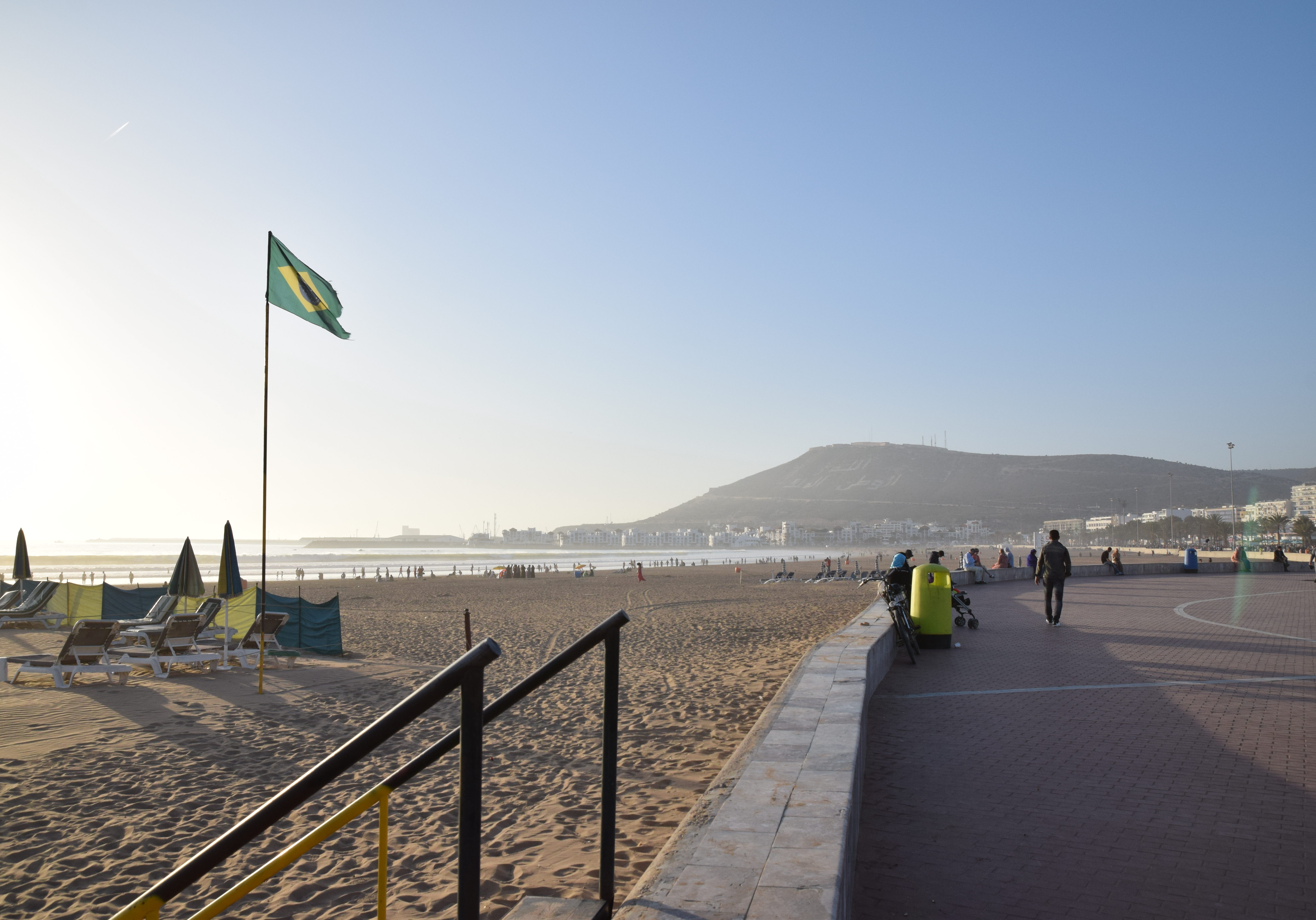 Strand und Promenade von Agadir
