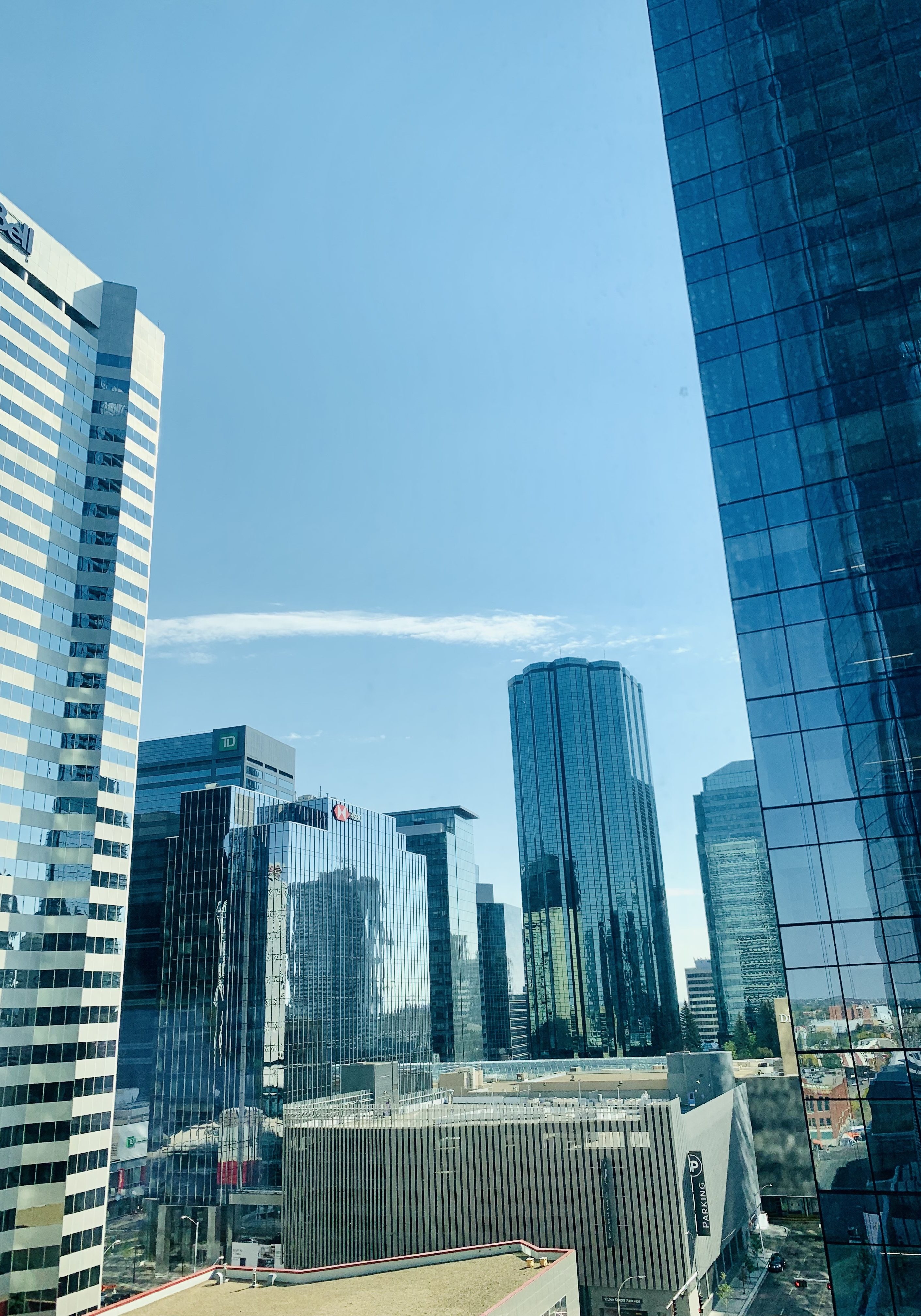 Blick auf die Skyline von Edmonton. Foto: Marita Trinius