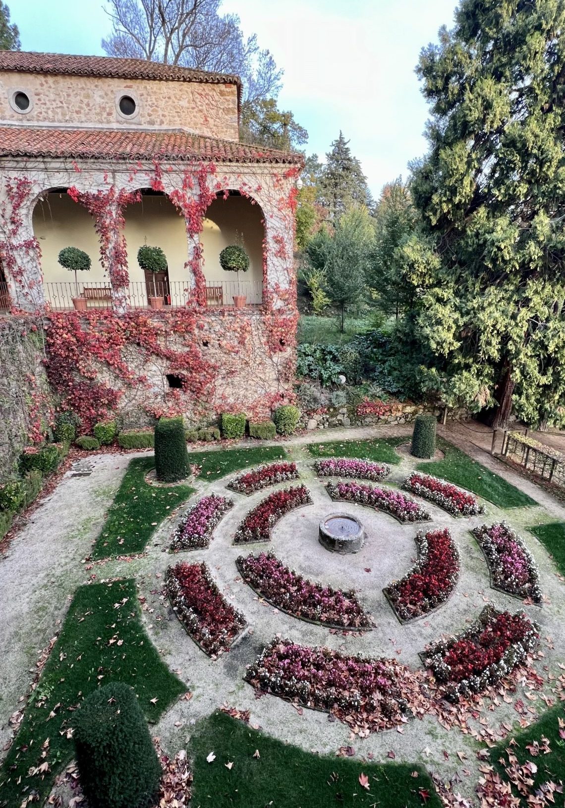 Palastgarten von Kaiser Karl V. in Yuste. Foto: M. Trinius