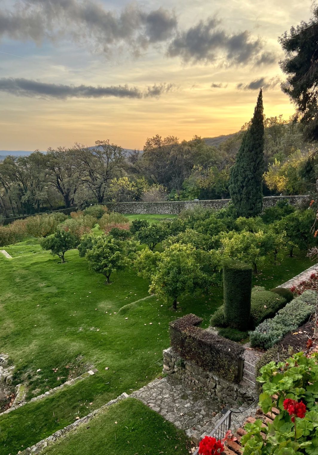 Abendstimmung im Kloster Yuste. Foto: M. Trinius