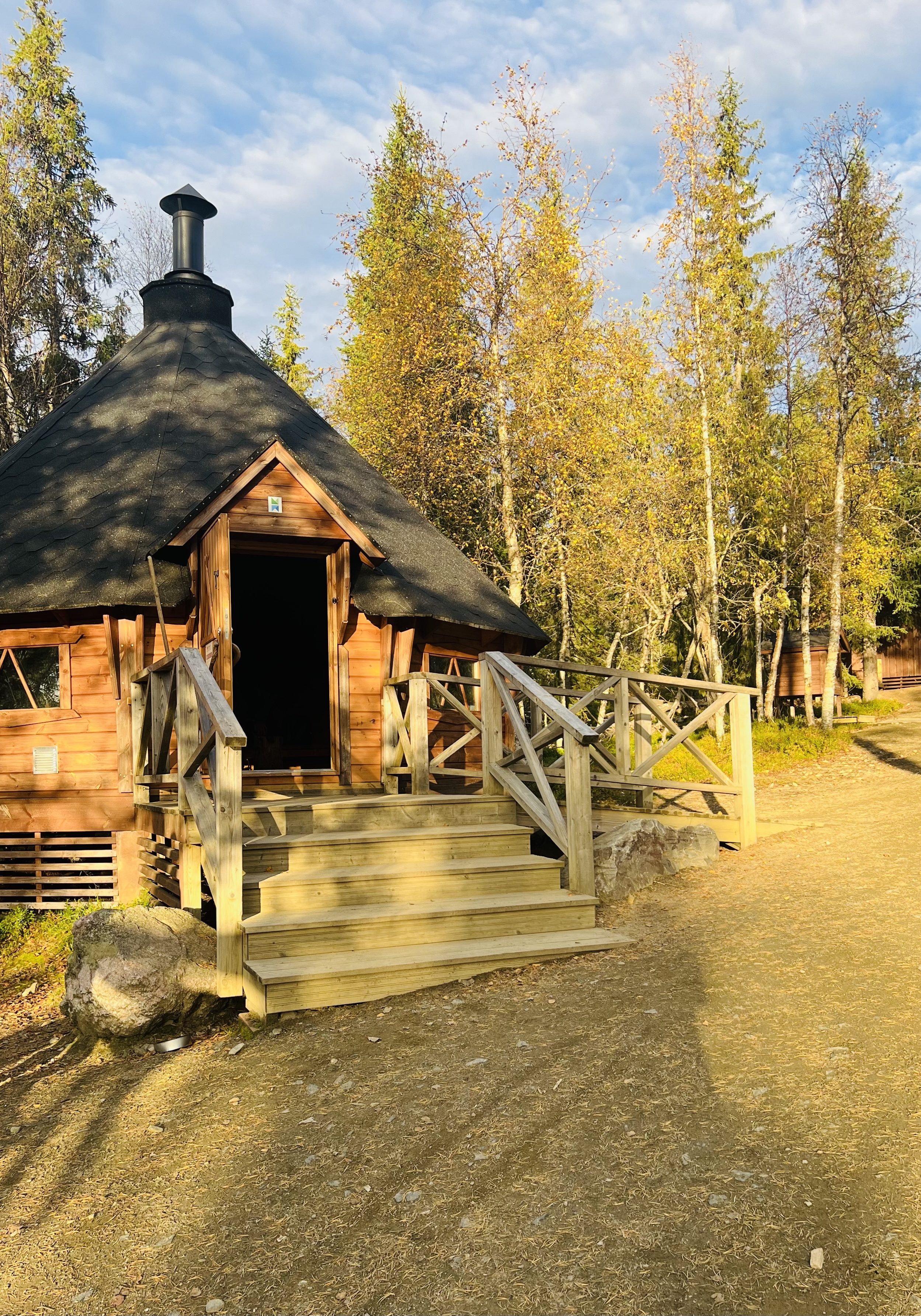 Gemütliche Grillhütte in Äkäslompolo. Foto: Trinius