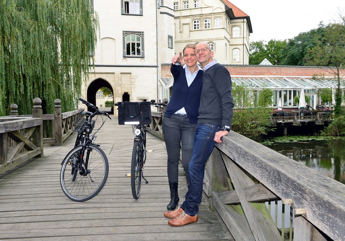 Das Gifhorner Welfenschloss ist ein tolles Ausflugsziel - zum Beispiel auf  einer Fahrradtour. Foto:  Südheide Gifhorn GmbH/Frank Bierstedt