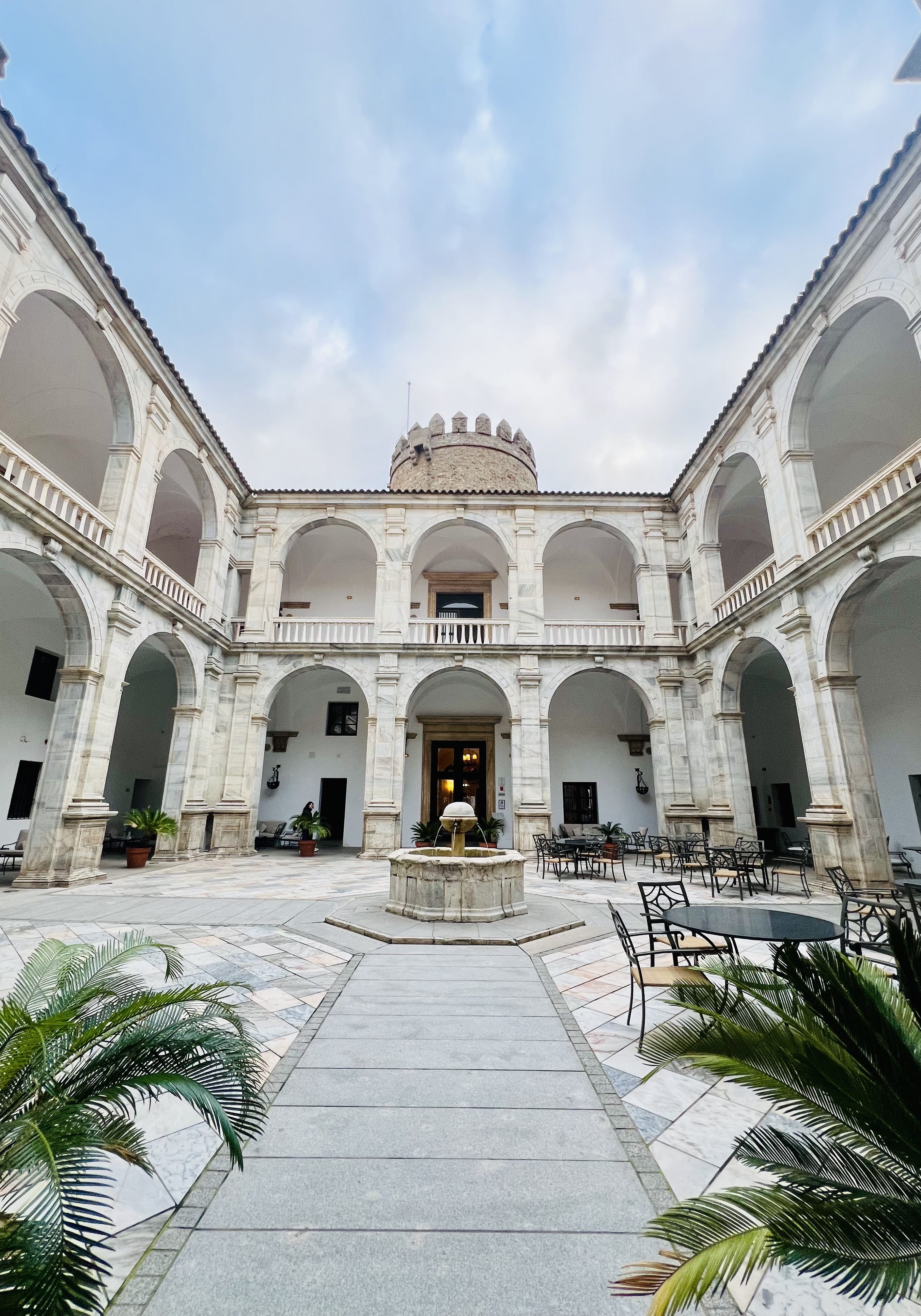 Ein Palast als Hotel - Parador in Zafra. Foto: M. Trinius