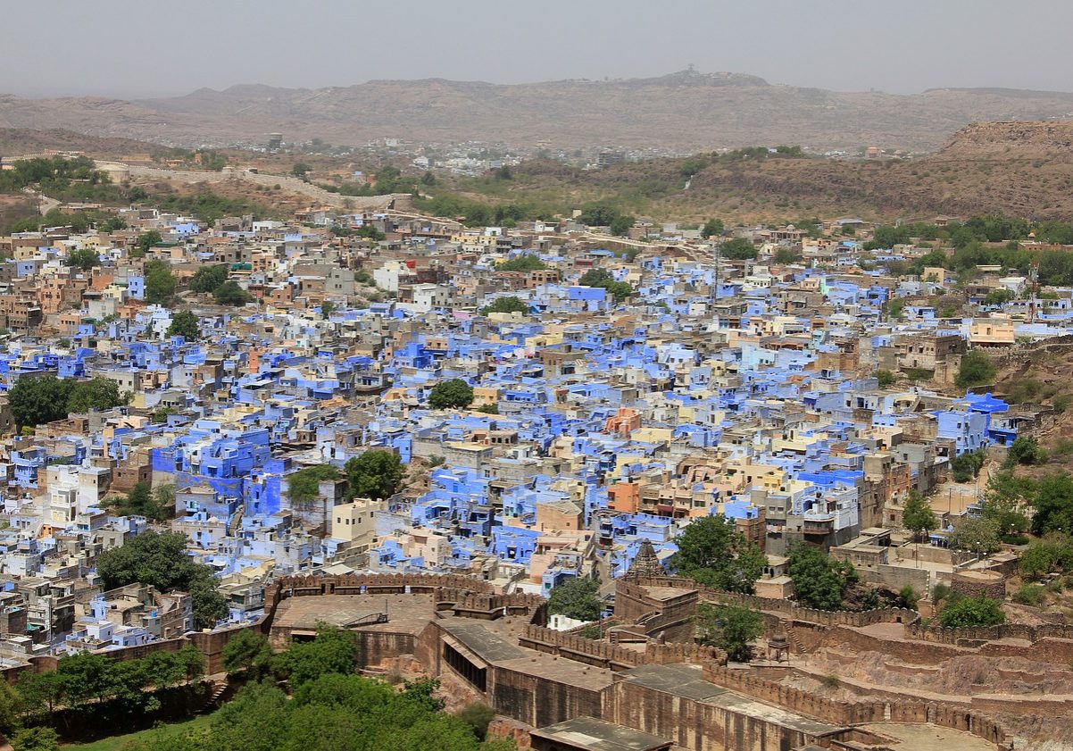 Ein Gewusel aus Gassen und Häusern: Jodphur, die blaue Stadt in Rajasthan
